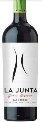 Vinho Tinto Chileno La Junta Gran Reserva Carménère