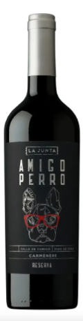 Vinho Tinto La Junta Amigo Perro Reserva Carménère 2024