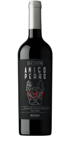 Vinho Tinto Amigo Perro Reserva Malbec – D.O. Curicó – Chile